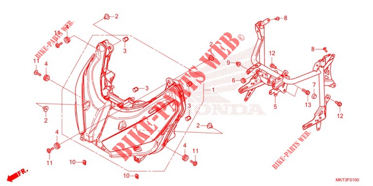 FANALE per Honda X ADV 750 -3ED- 2022