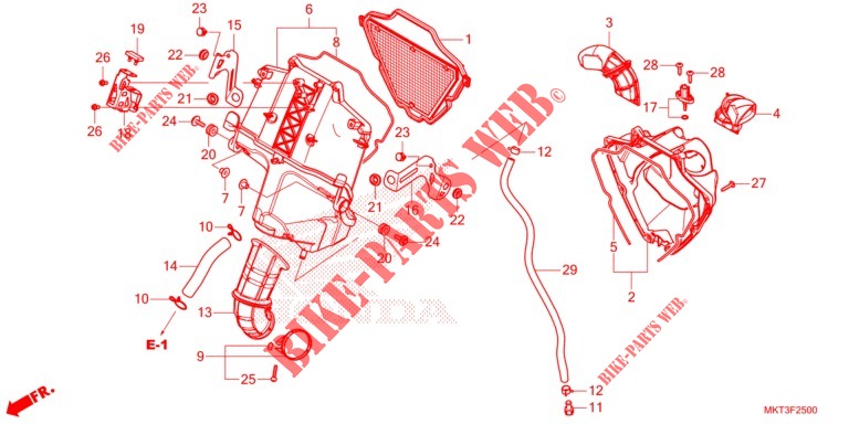 FILTRO ARIA per Honda X ADV 750 -3ED- 2022