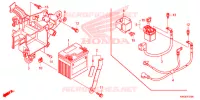 BATTERIA per Honda CG 125 CARGO KICK 2014