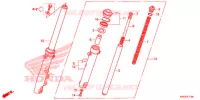 FORCELLA ANTERIORE per Honda CG 125 CARGO KICK 2014