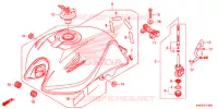SERBATOIO COMBUSTIBILE (CG125KS/CKS/CES) per Honda CG 125 CARGO KICK 2014