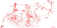 SERBATOIO COMBUSTIBILE per Honda LEAD 110 2012