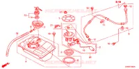 SERBATOIO COMBUSTIBILE per Honda LEAD 110 2013