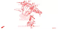 COPERTURA CENTRO/COPERTURA CORPO per Honda NC 750 X ABS 2017