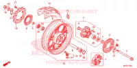 RUOTA POSTERIORE per Honda NC 750 X ABS 2017