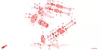 ALBERO A CAMME/VALVOLA per Honda SH MODE 125 2021