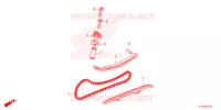 CATENA CAMMA/TENSIONE per Honda SH MODE 125 2021