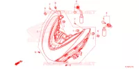 FRECCIA ANTERIORE per Honda SH MODE 125 2021