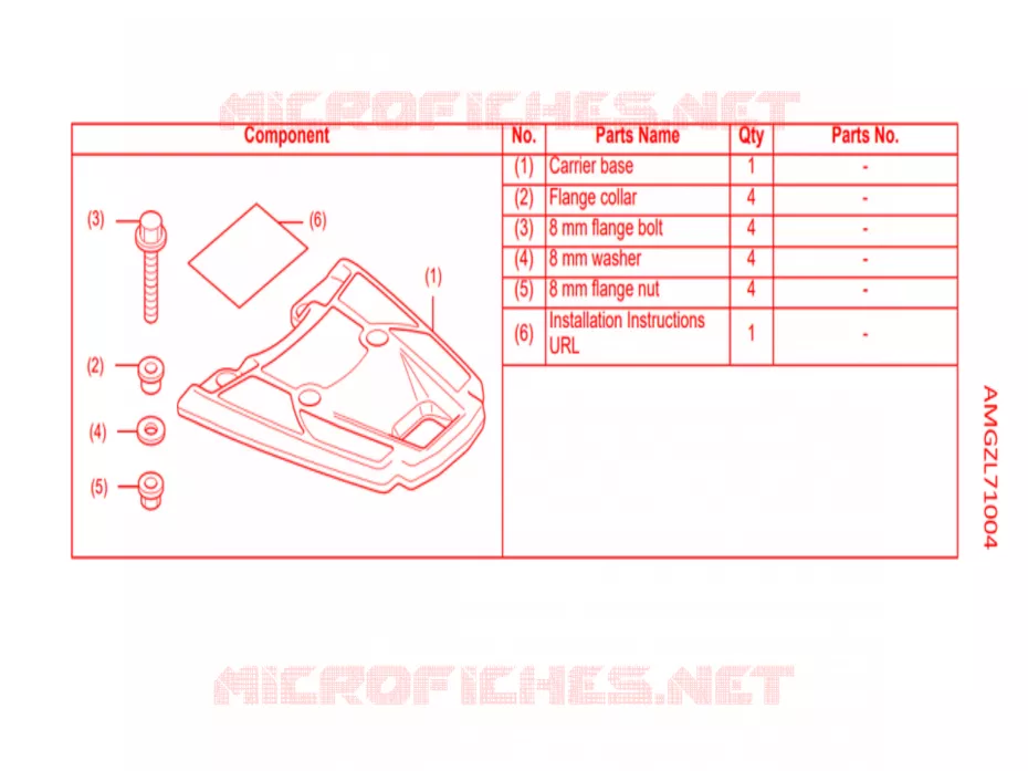 PORTAPACCHI POSTERIORE Honda SCOOTER 125 SH 2021  FSH125M
