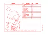 BAULETTO 35L *NH312M* per Honda SH MODE 125 E 2021