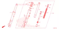 FORCELLA ANTERIORE per Honda SH MODE 125 E 2021