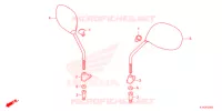 SPECCHIETTO per Honda SH MODE 125 E 2021