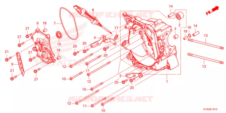 CASSA MANOVELLA DESTRA Honda SCOOTER 125 SH 2021  FSH125M