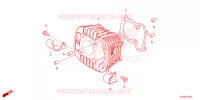 MAESTRO FRENO POSTERIORE  per Honda GROM 125 ABS 2023