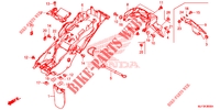PARAFANGO POSTERIORE  per Honda AFRICA TWIN 1000 RED 2016