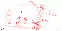 CONDOTTO MANIGLIA/COPERTURA MANIGLIA per Honda MSX 125 ABS 2022