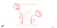 LUCE BAULE CON SPECCH. per Honda MSX 125 ABS 2022