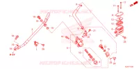 MAESTRO FRENO POSTERIORE CILINDRO per Honda MSX 125 ABS 2022
