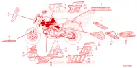 MARCHIO/STRISCIA(1) per Honda MSX 125 ABS 2022