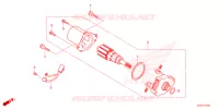 PIEDE D'APPOGGIO/BRACCIO AVVIATORE A TIRO per Honda MSX 125 ABS 2022