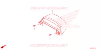 SEDILE/RIPARO POSTERIORE per Honda MSX 125 ABS 2022