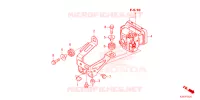 CILINDRO MAESTRO FRENO/MODULATORE ABS per Honda MSX 125 2023