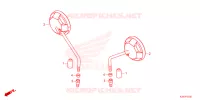 LUCE BAULE CON SPECCH. per Honda MSX 125 2023