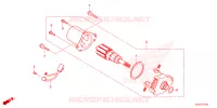 PIEDE D'APPOGGIO/BRACCIO AVVIATORE A TIRO per Honda MSX 125 2023
