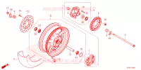 RUOTA POSTERIORE per Honda MSX 125 2023