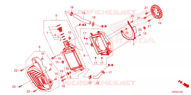 RADIATORE Honda SCOOTER 150 SH 2023  SH150ADP