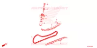 CATENA CAMMA/TENSIONE per Honda SH 125 SPORTY TOP BOX 2023