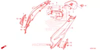 COPERTURA CORPO/SCATOLA BAGAGLI/ PORTATORE BAGAGLI per Honda SH 125 SPORTY TOP BOX 2023