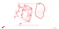 COPERTURA TESTA CILINDRO per Honda SH 125 SPORTY TOP BOX 2023