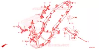 CORPO TELAIO per Honda SH 125 SPORTY TOP BOX 2023