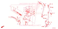 FRENO MAESTRO ANTERIORE CILINDRO per Honda SH 125 SPORTY TOP BOX 2023