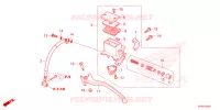 MAESTRO FRENO POSTERIORE CILINDRO per Honda SH 125 SPORTY TOP BOX 2023