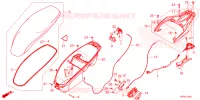 SEDILE/SCATOLA BAGAGLI per Honda SH 125 SPORTY TOP BOX 2023