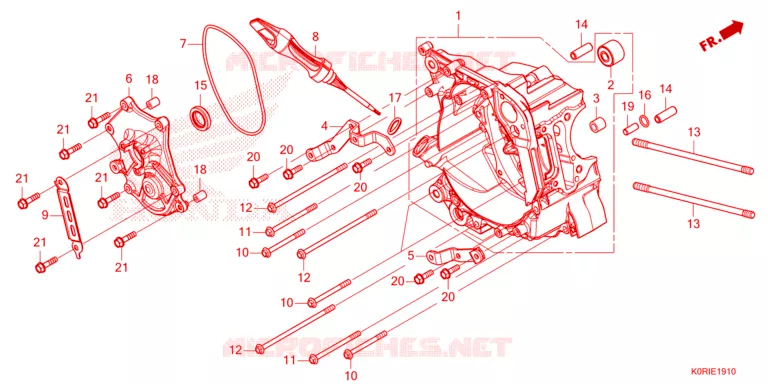 CASSA MANOVELLA DESTRA Honda SCOOTER 125 SH 2023  SH125AD2P