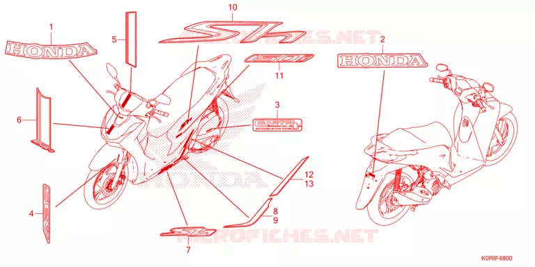 MARCHIO(1) Honda SCOOTER 125 SH 2023  SH125AD2P