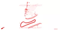 CATENA CAMMA/TENSIONE per Honda SH 125 SPORTY 4ED 2023