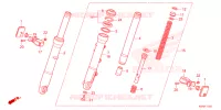 FORCELLA ANTERIORE/GAMBA STERZO per Honda SH 125 SPORTY 4ED 2023