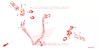 LEVA MANIGLIA/INTERRUTTORE/CAVO(1) per Honda SH 125 SPORTY 4ED 2023