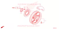 RUOTA POSTERIORE per Honda SH 125 SPORTY 4ED 2023