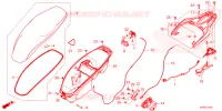 SEDILE/SCATOLA BAGAGLI per Honda SH 125 SPORTY 4ED 2023