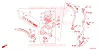FRENO MAESTRO ANTERIORE CILINDRO per Honda SH 125 SMART TOP BOX 2023