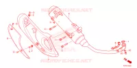 SMORZATORE SCARICO  per Honda SH 125 SMART TOP BOX 2023