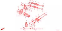 ALBERO A CAMME/VALVOLA per Honda SH 125 4ED 2023