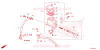 MAESTRO FRENO POSTERIORE CILINDRO per Honda SH 125 4ED 2023