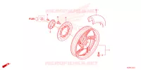RUOTA POSTERIORE per Honda SH 125 4ED 2023
