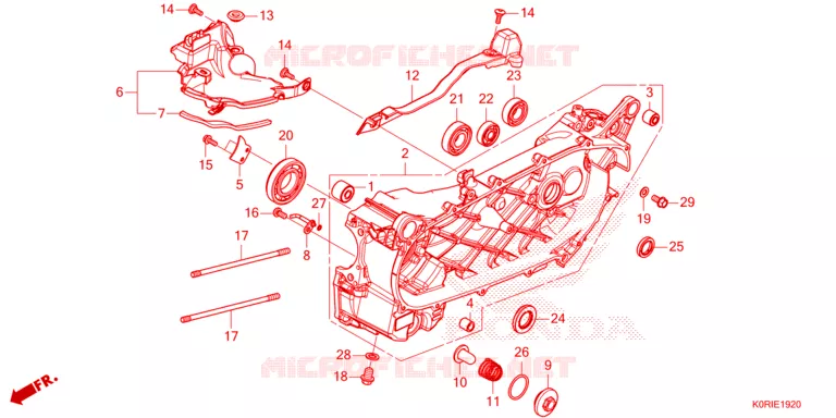 CASSA MANOVELLA SINISTRA Honda SCOOTER 125 SH 2023  SH125ADP